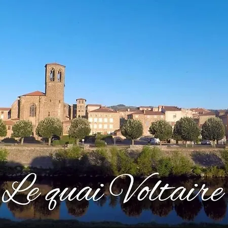 Le 19 - Patio 34m2 - Centre Historique - Clim Hotel Langeac